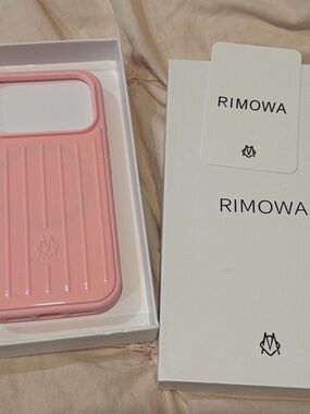 RIMOWA Pastel Pink Ribbed Phone Case